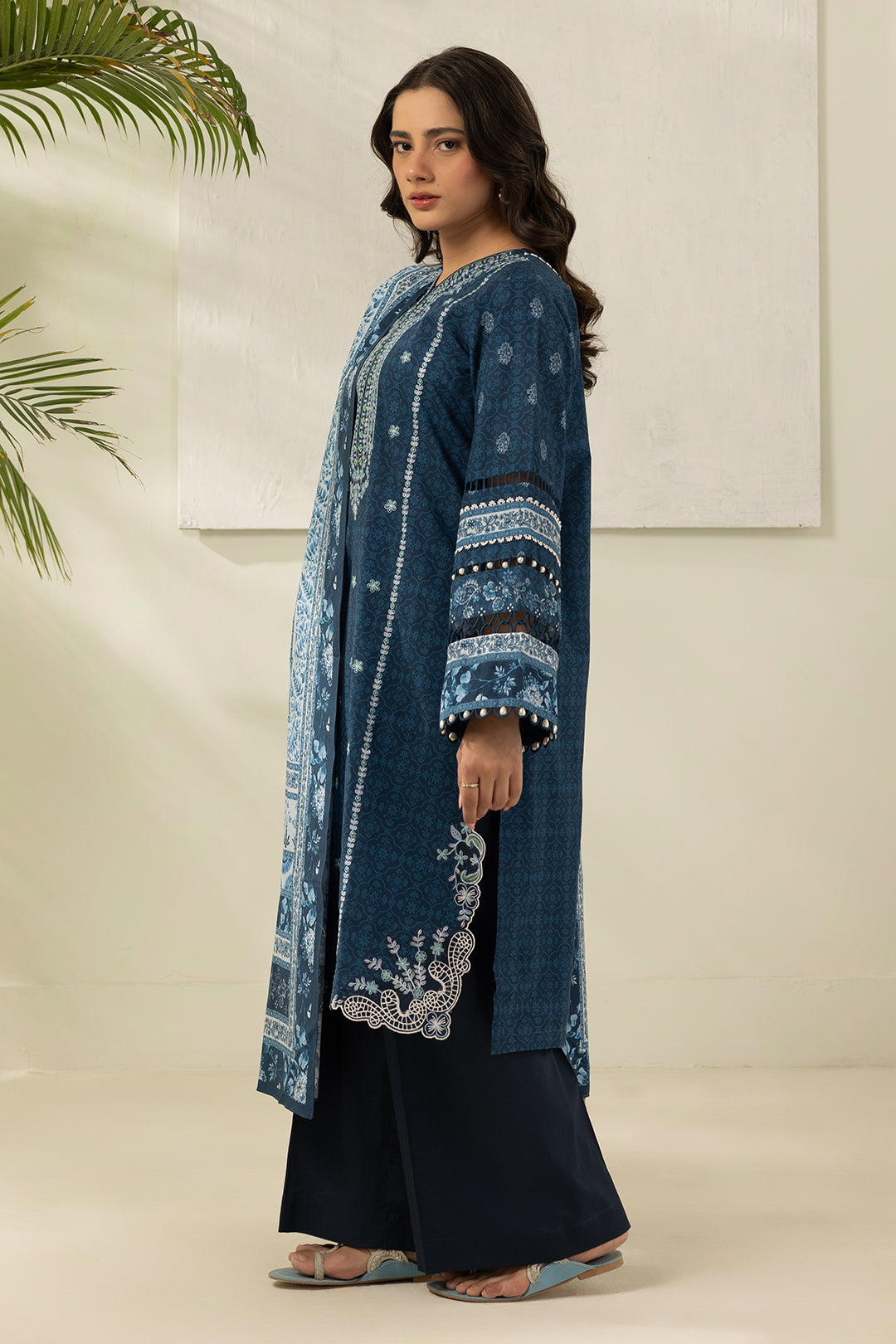 Embroidered Shirt Shalwar Dupatta - 0503