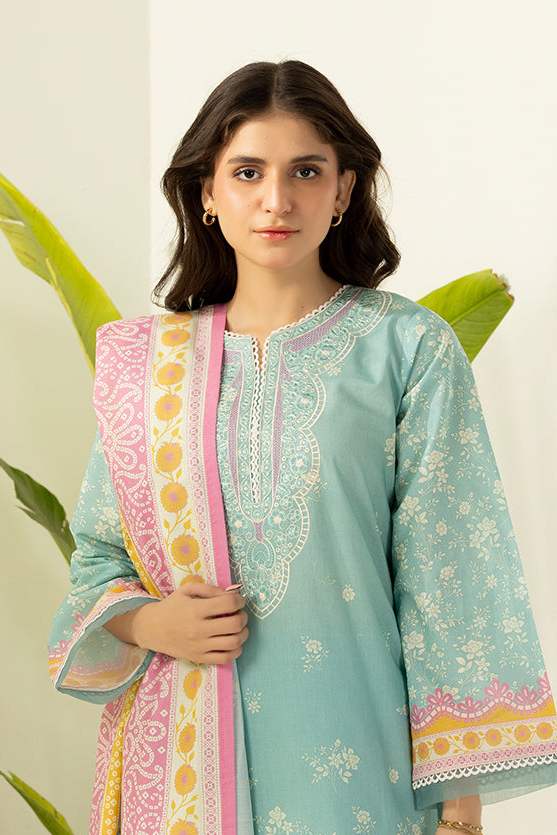Embroidered Shirt Shalwar Dupatta - 0504
