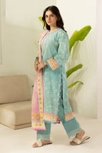 Embroidered Shirt Shalwar Dupatta - 0504