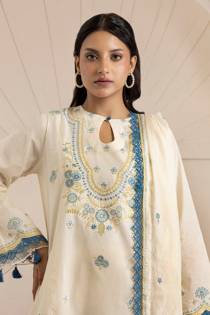 Embroidered Shirt Shalwar Dupatta - 0505