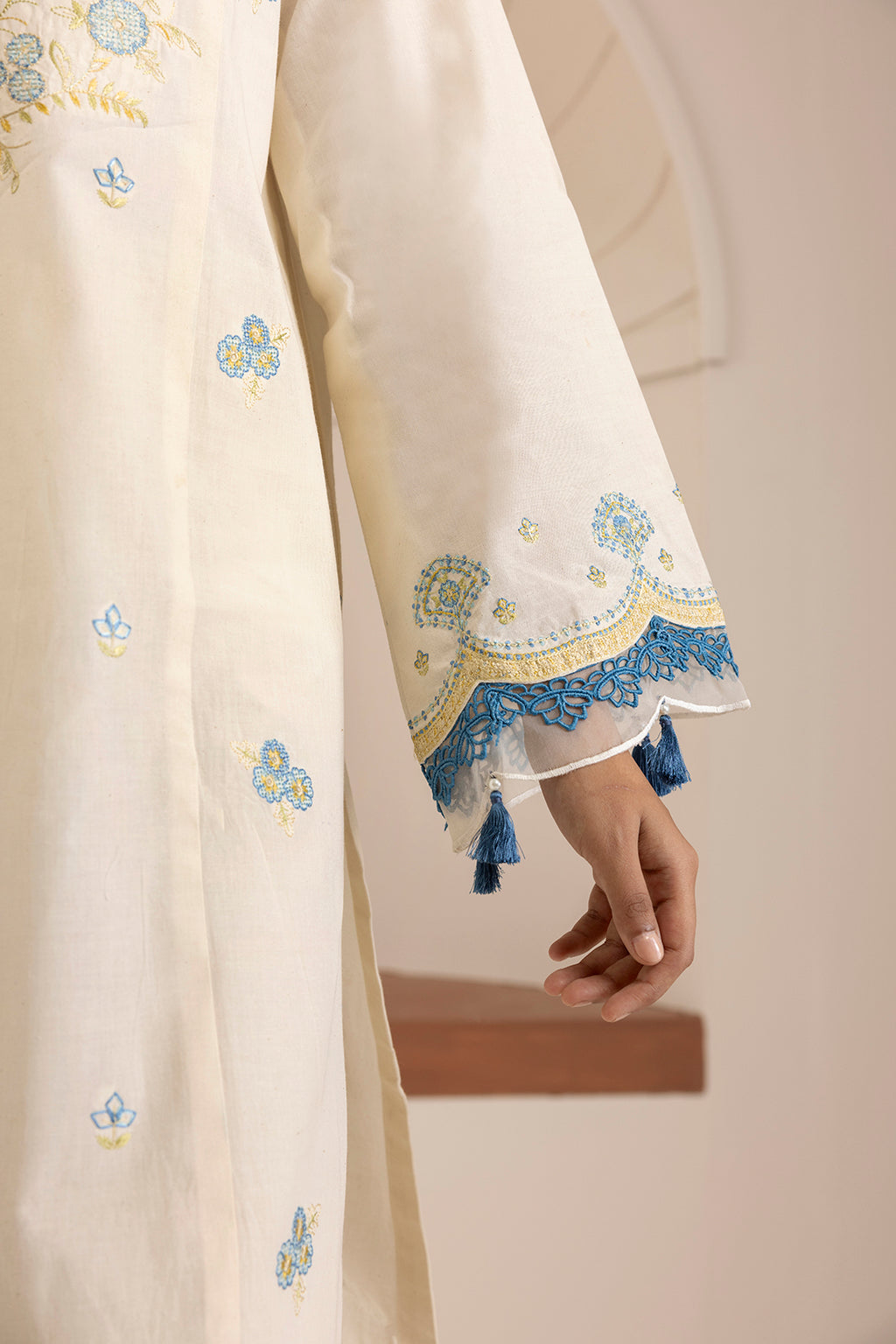 Embroidered Shirt Shalwar Dupatta - 0505