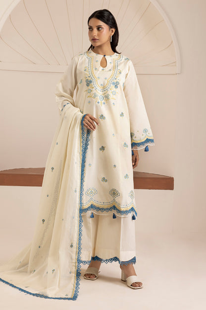 Embroidered Shirt Shalwar Dupatta - 0505
