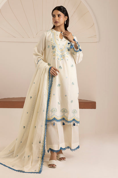 Embroidered Shirt Shalwar Dupatta - 0505