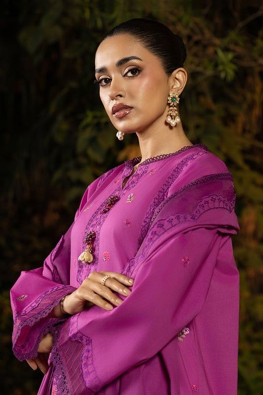 Embroidered Shirt Shalwar Dupatta - 0507