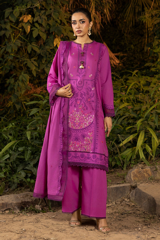 Embroidered Shirt Shalwar Dupatta - 0507