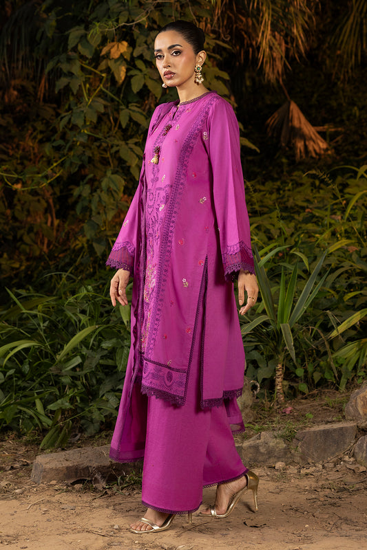 Embroidered Shirt Shalwar Dupatta - 0507