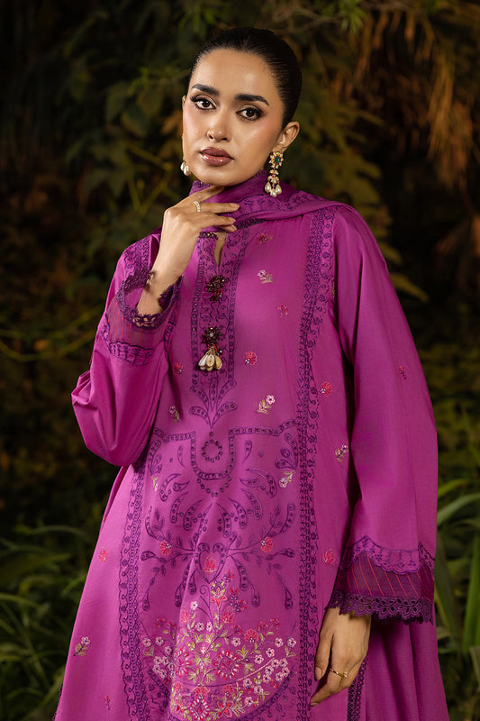 Embroidered Shirt Shalwar Dupatta - 0507