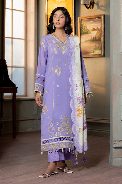 Embroidered Shirt Shalwar Dupatta - 0508