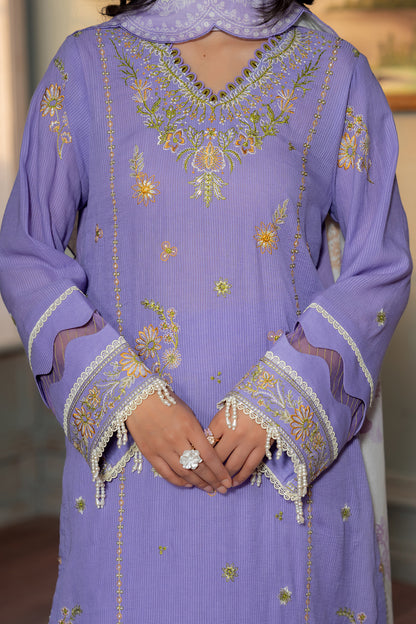 Embroidered Shirt Shalwar Dupatta - 0508