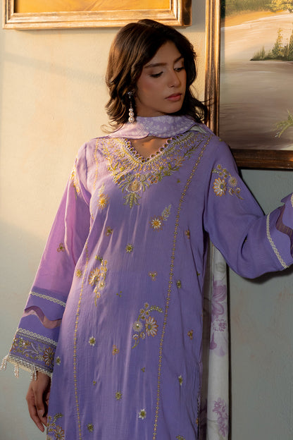 Embroidered Shirt Shalwar Dupatta - 0508