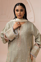 Embroidered Shirt Shalwar Dupatta - 0509
