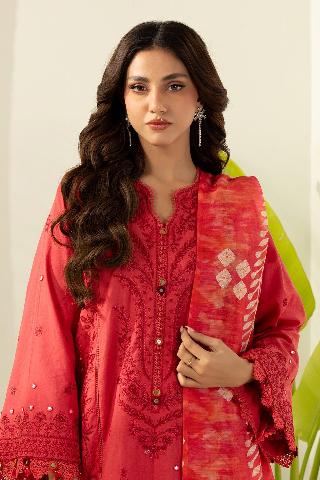 Embroidered Shirt Shalwar Dupatta - 0510
