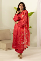 Embroidered Shirt Shalwar Dupatta - 0510
