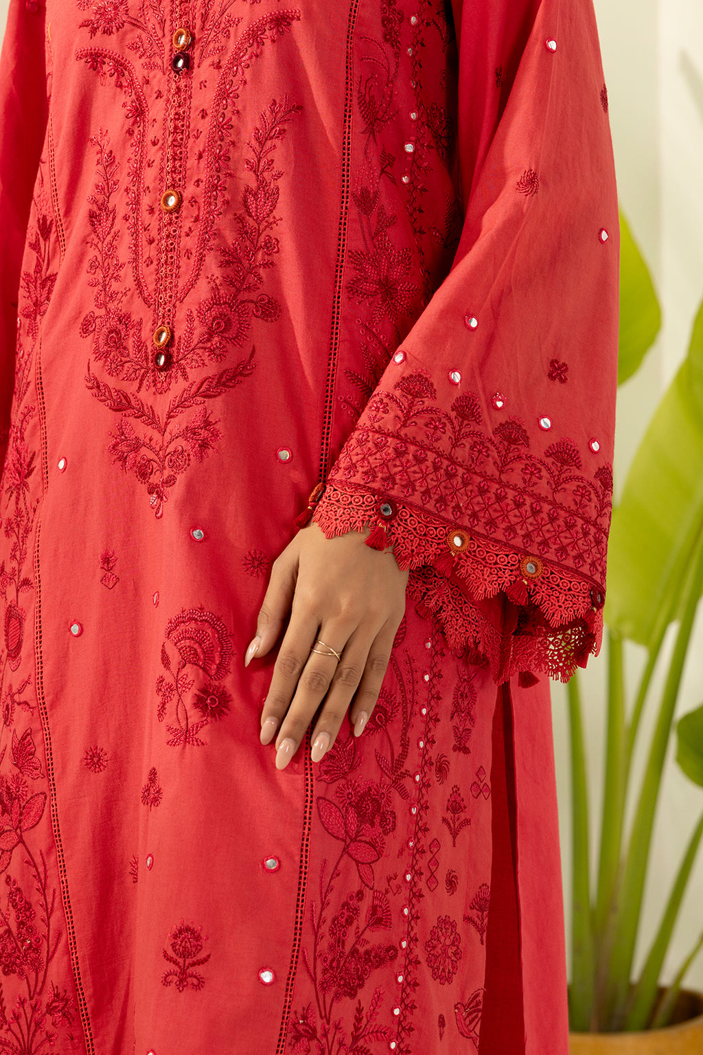 Embroidered Shirt Shalwar Dupatta - 0510