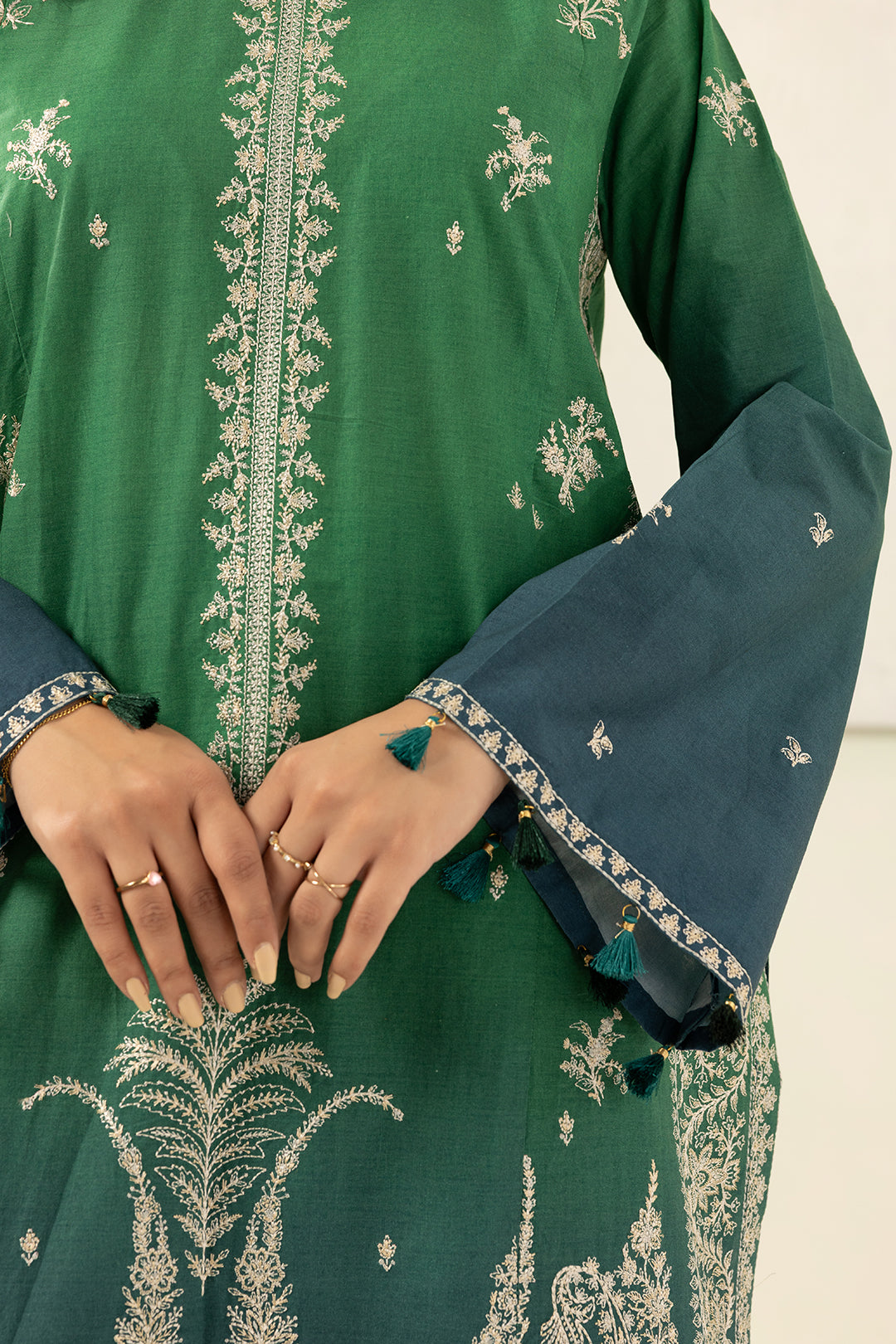 Embroidered Shirt Shalwar Dupatta - 0512