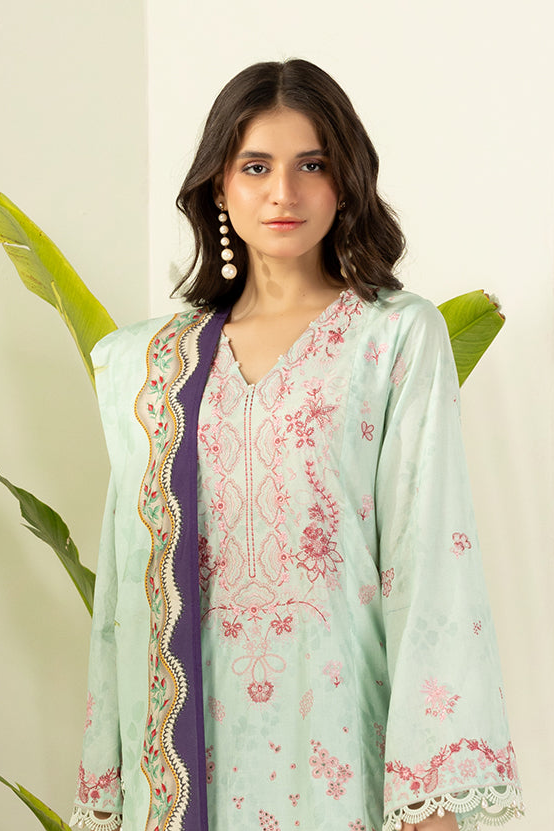 Embroidered Shirt Shalwar Dupatta - 0514