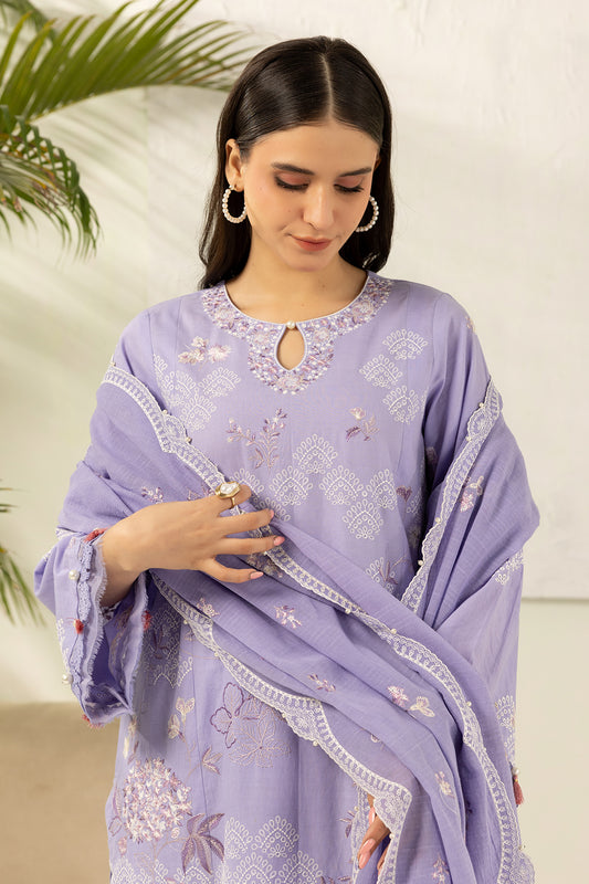 Embroidered Shirt Shalwar Dupatta - 0516