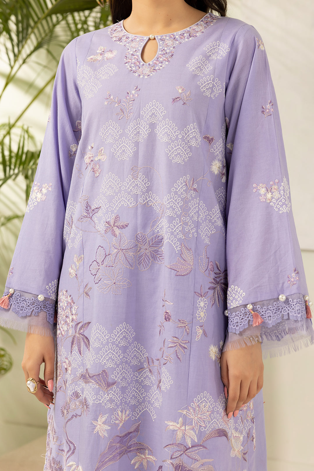 Embroidered Shirt Shalwar Dupatta - 0516