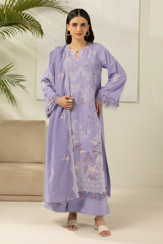 Embroidered Shirt Shalwar Dupatta - 0516