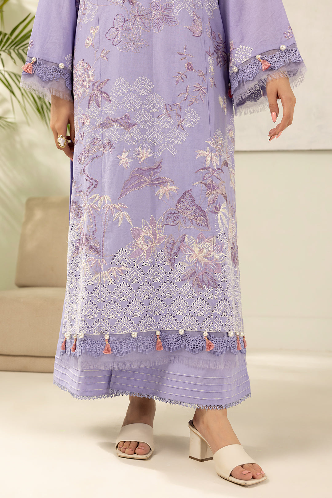 Embroidered Shirt Shalwar Dupatta - 0516