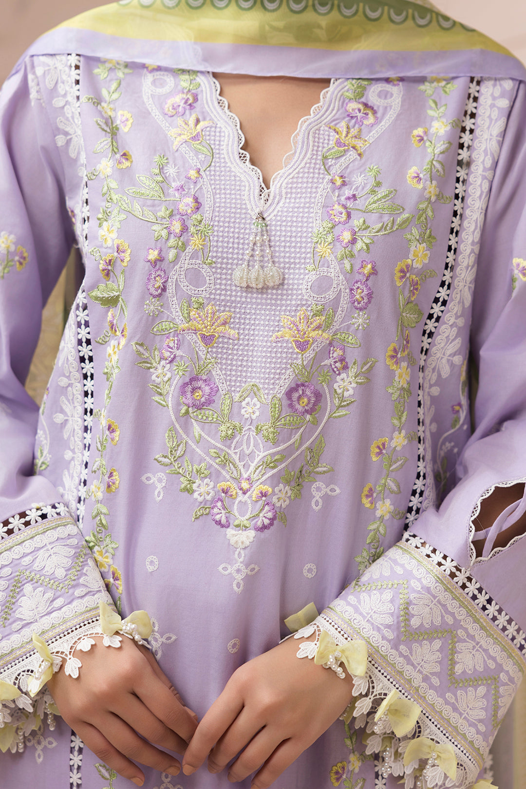 Embroidered Shirt Shalwar Dupatta - 0517