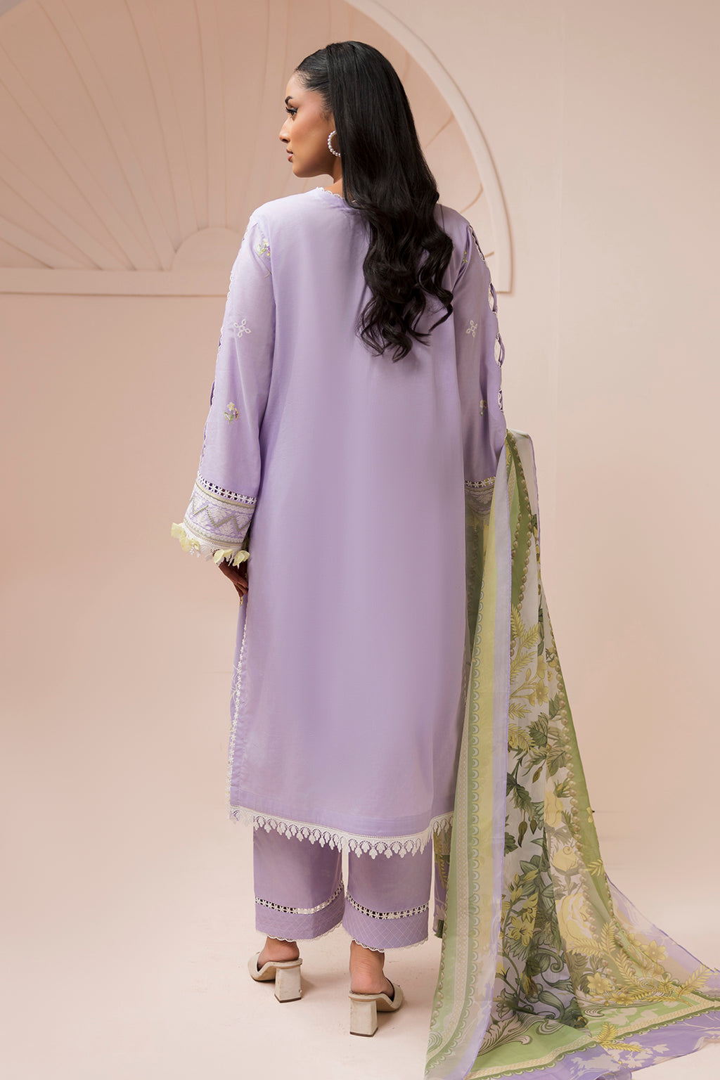 Embroidered Shirt Shalwar Dupatta - 0517