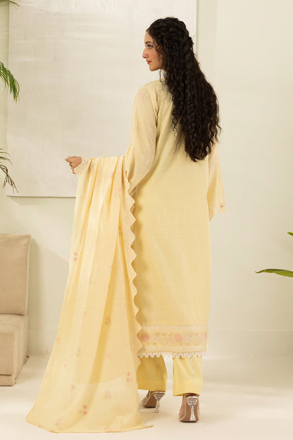 Embroidered Shirt Shalwar Dupatta - 0518