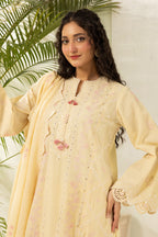 Embroidered Shirt Shalwar Dupatta - 0518