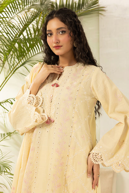 Embroidered Shirt Shalwar Dupatta - 0518