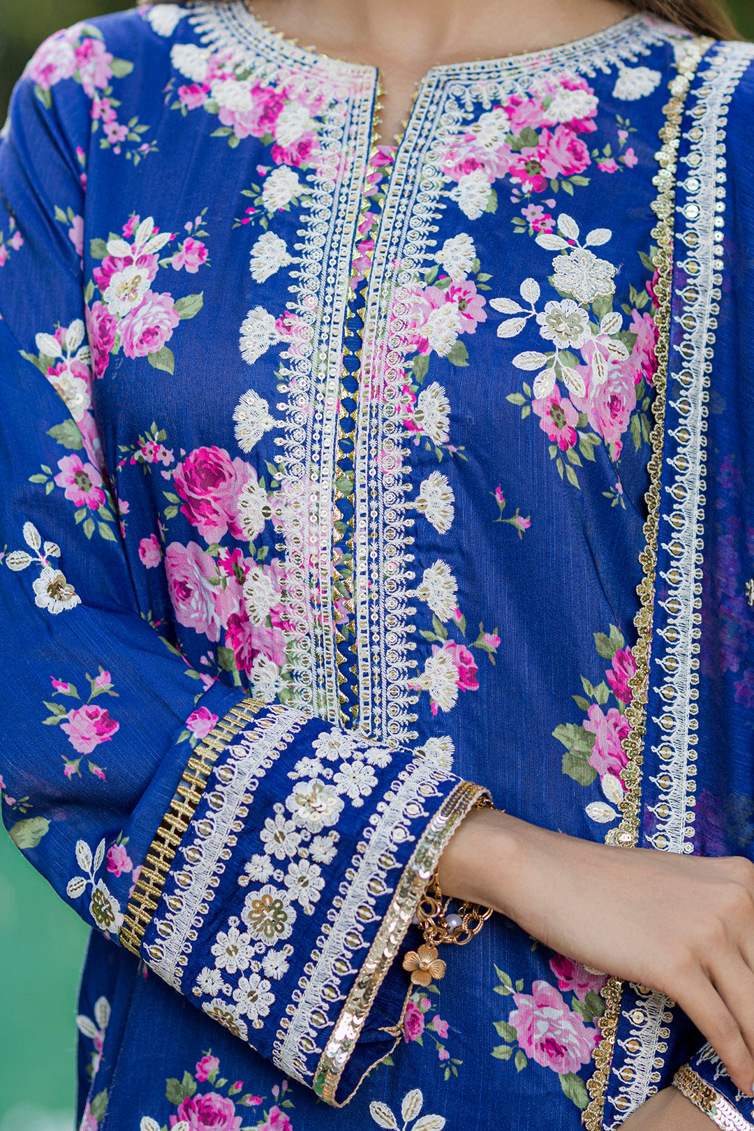 Embroidered Shirt Shalwar Dupatta - 0519