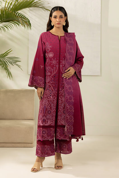 Embroidered Shirt Shalwar Dupatta - 0520