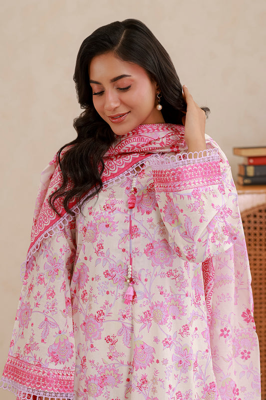 Embroidered Shirt Shalwar Dupatta - 0561