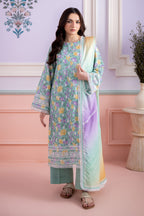 Embroidered Shirt Shalwar Dupatta - 0569