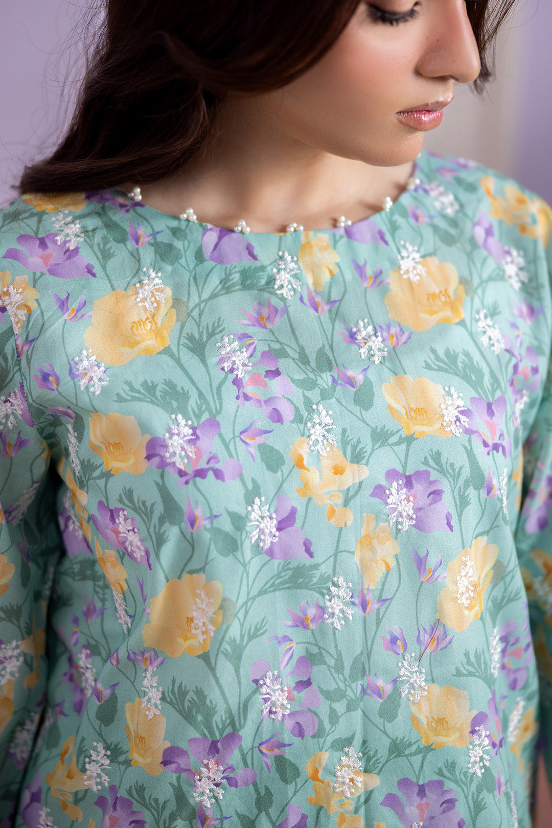 Embroidered Shirt Shalwar Dupatta - 0569