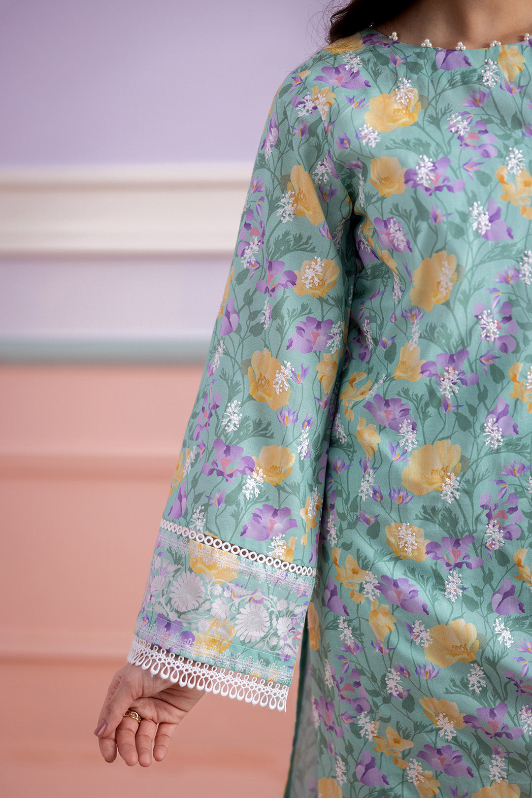 Embroidered Shirt Shalwar Dupatta - 0569