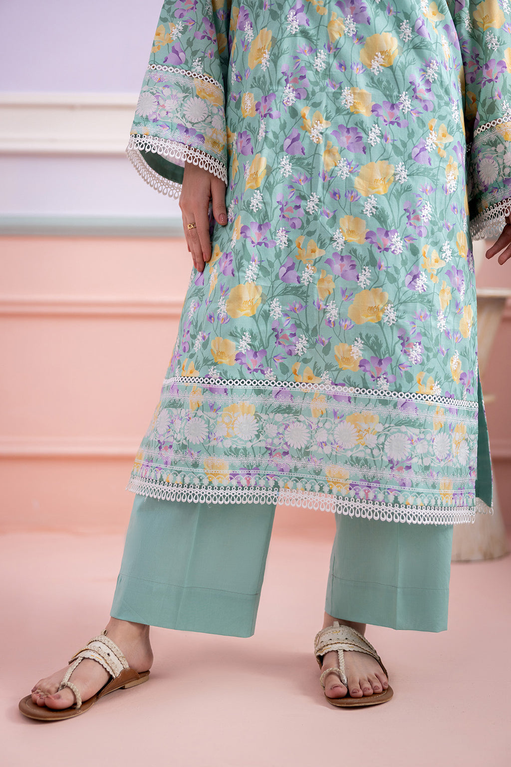 Embroidered Shirt Shalwar Dupatta - 0569