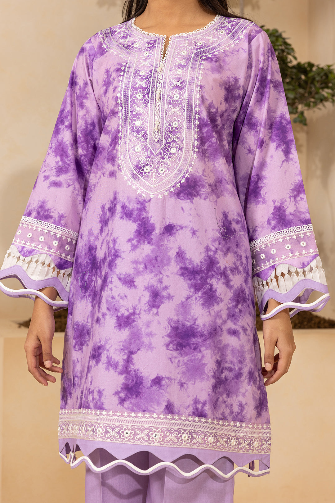 Embroidered Shirt Shalwar Dupatta - 0571