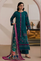 Embroidered Shirt Shalwar Dupatta - 0573