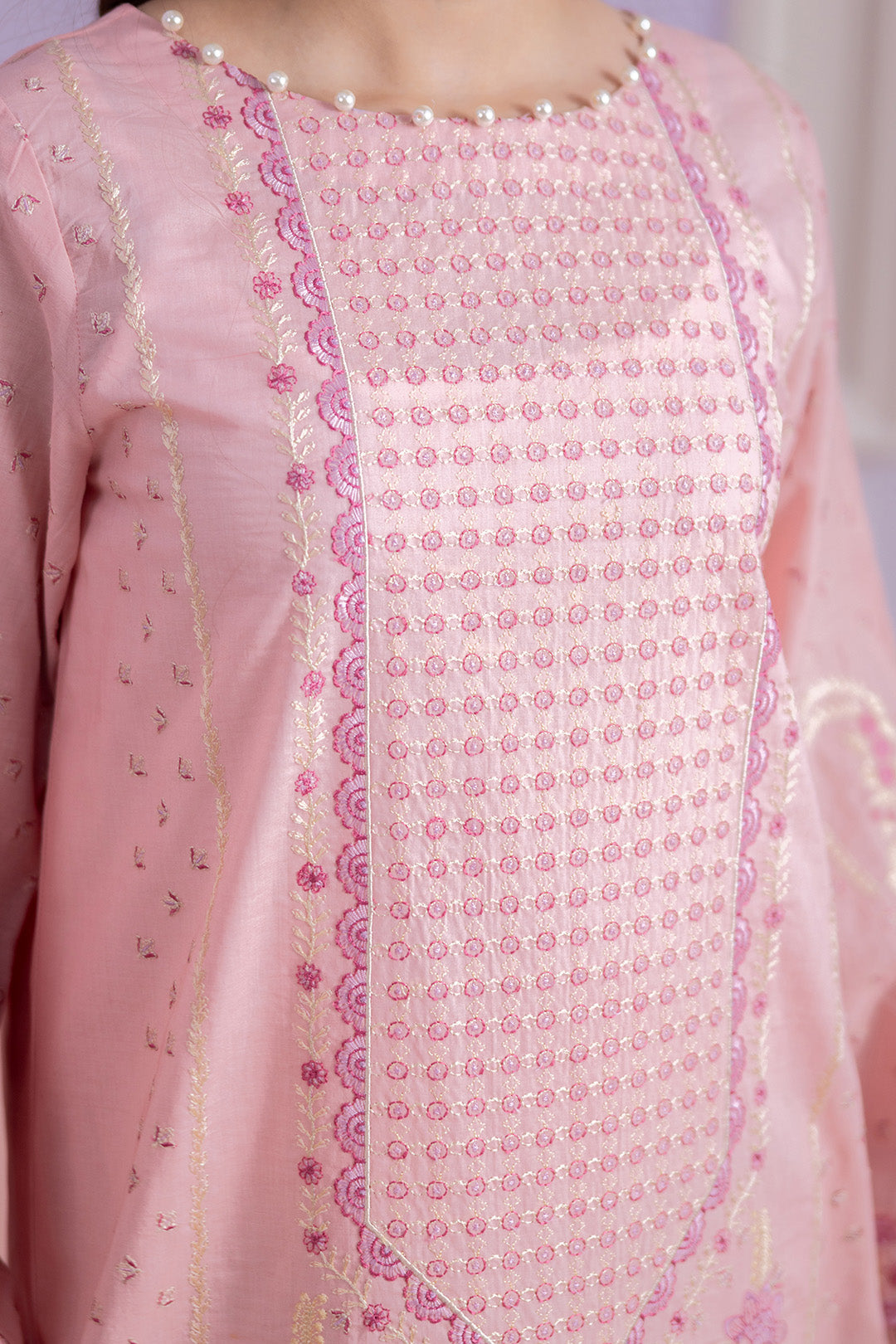 Embroidered Shirt Shalwar Dupatta - 0575