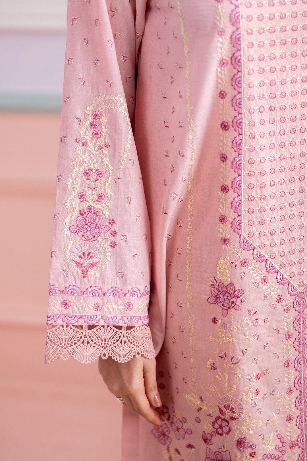 Embroidered Shirt Shalwar Dupatta - 0575