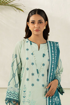 Embroidered Shirt Shalwar Dupatta - 0576