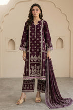 Embroidered Shirt Shalwar Dupatta - 0577