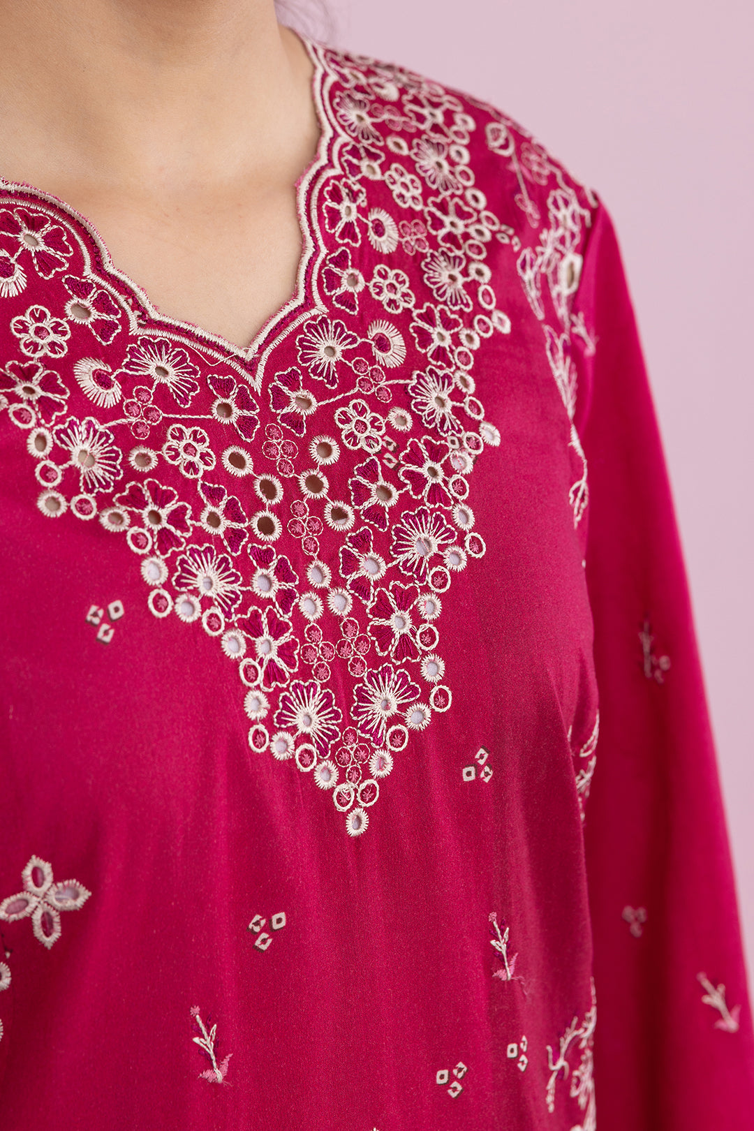 Embroidered Shirt Shalwar Dupatta - 0578