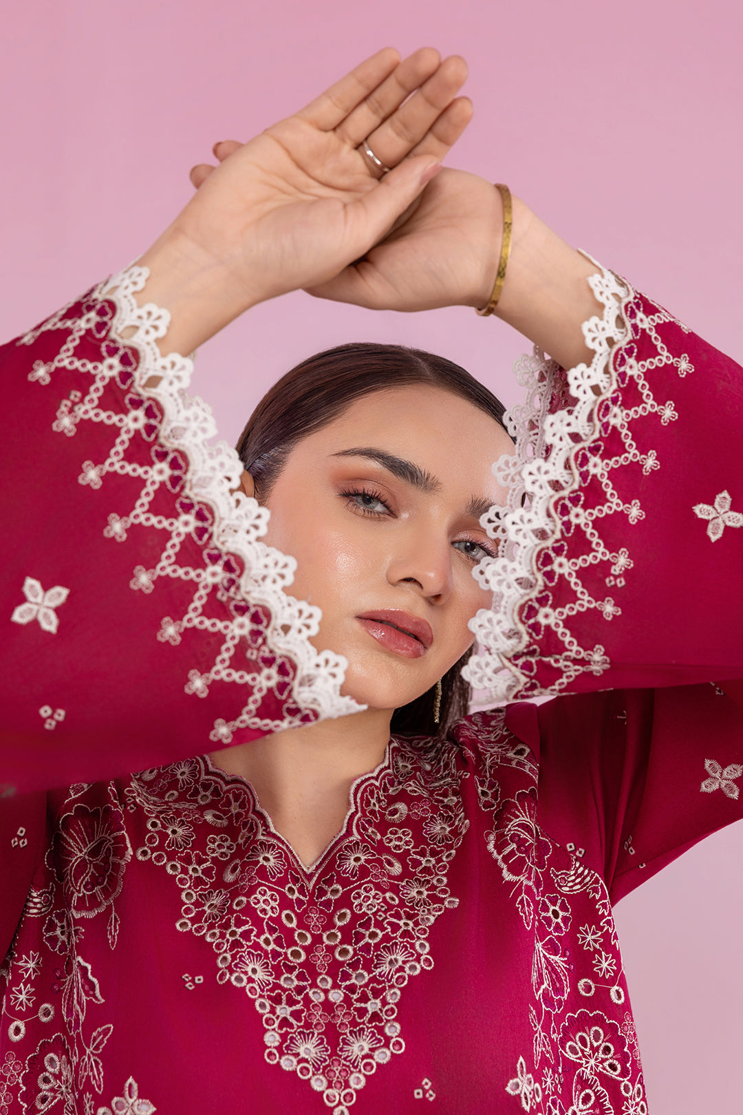 Embroidered Shirt Shalwar Dupatta - 0578