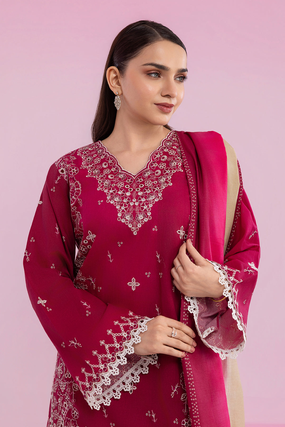 Embroidered Shirt Shalwar Dupatta - 0578