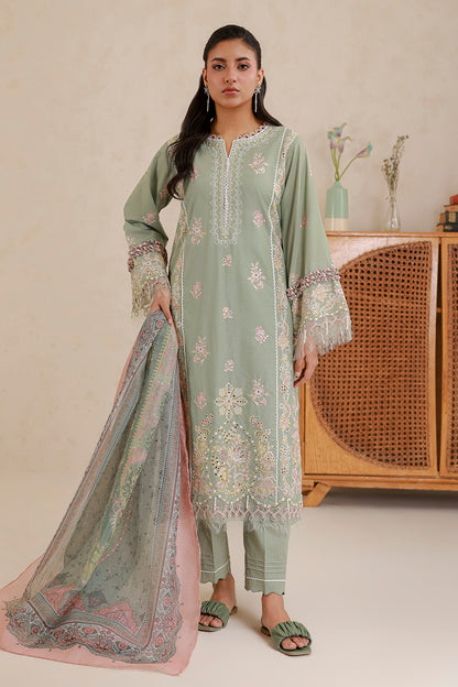 Embroidered Shirt Shalwar Dupatta - 0579