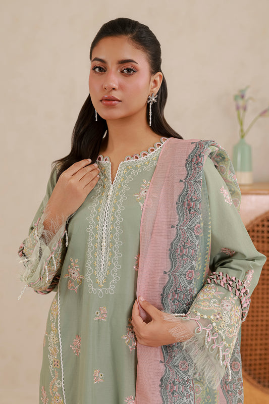 Embroidered Shirt Shalwar Dupatta - 0579