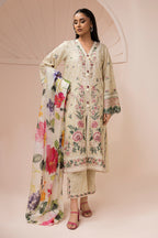 Embroidered Shirt Shalwar Dupatta - 0580
