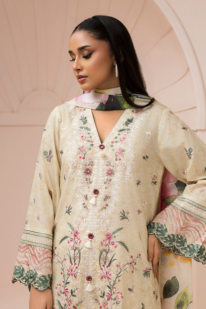 Embroidered Shirt Shalwar Dupatta - 0580