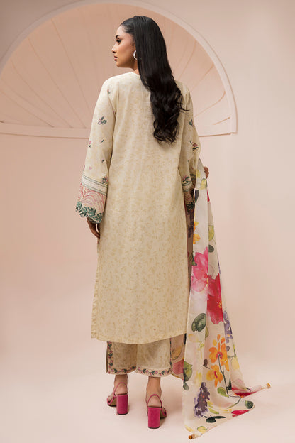 Embroidered Shirt Shalwar Dupatta - 0580